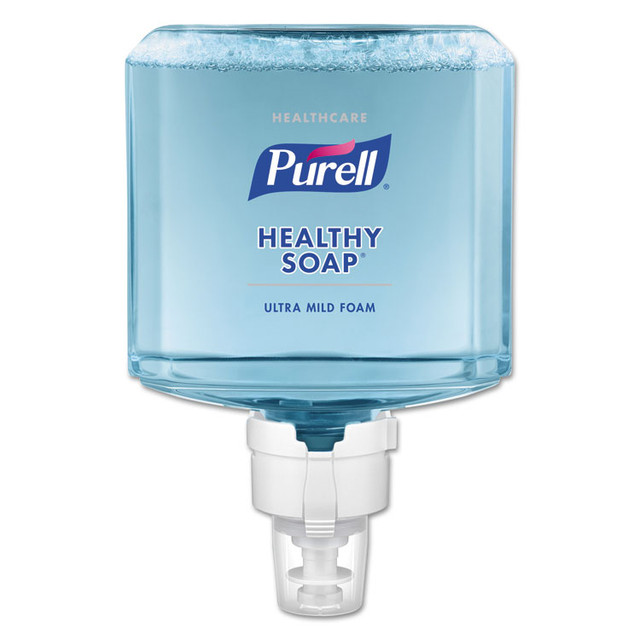 GO-JO INDUSTRIES PURELL® 777502 Healthcare HEALTHY SOAP Ultra Mild Foam Refill For ES8 Dispensers, Clean, 1,200 mL, 2/Carton