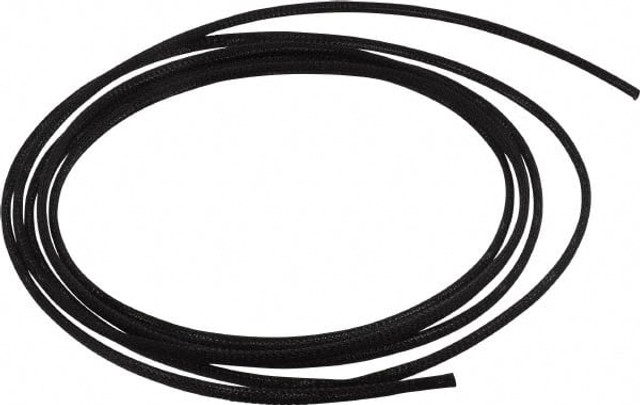 Techflex PTN0.25BK10 Black Braided Expandable Cable Sleeve