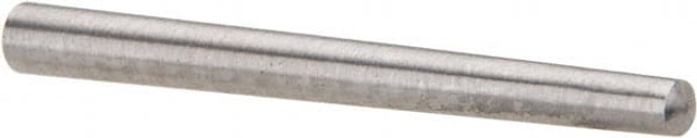 Value Collection MSC67548925X Size 0, 0.1196" Small End Diam, 0.156" Large End Diam, Uncoated Steel Taper Pin