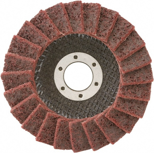 CGW Abrasives 70122 Flap Disc: 7/8" Hole, 80 Grit, Aluminum Oxide, Type 29