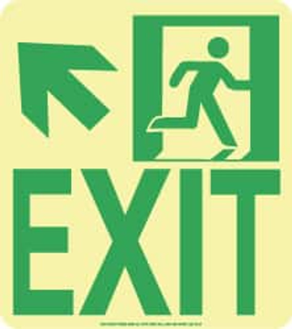 AccuformNMC 50F-6SN-UL Exit, Polyester Exit Sign