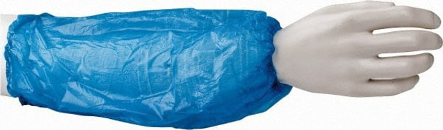 PRO-SAFE KM-AG-PE-16X10- Disposable Sleeves: Size XL, Polyethylene, Blue