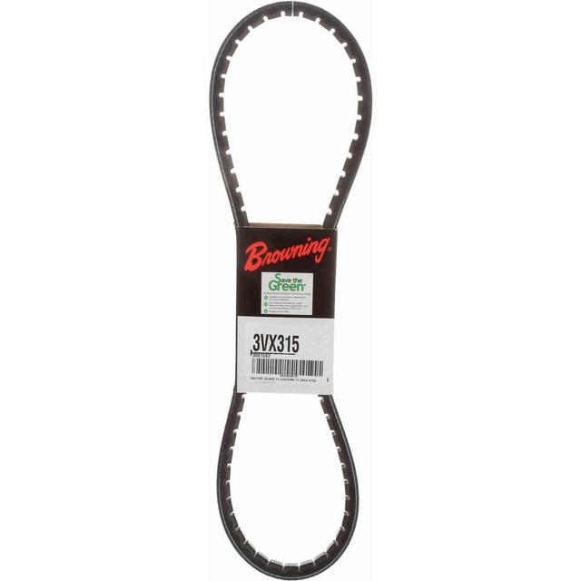 Browning 3VX315 V-Belt: Section 3VX, 31.5" Outside Length, 3/8" Belt Width