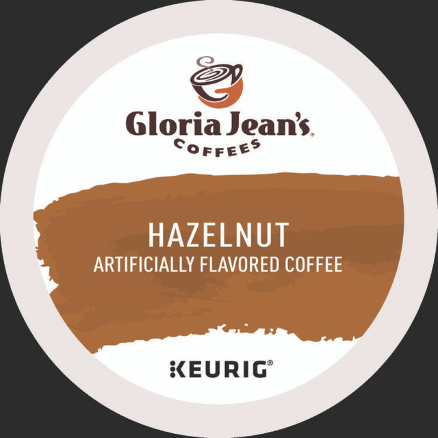 KEURIG DR PEPPER Gloria Jean's® 60051-052 Hazelnut Coffee K-Cups, 24/Box