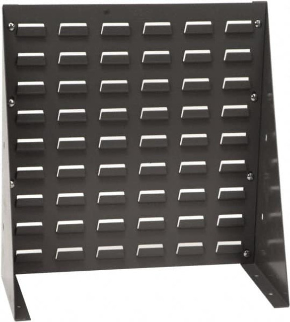 Quantum Storage QBR-1819 Bench Pick Rack: Louvered Panel Bench Rack, 140 lb Capacity, 8" OAD, 19" OAH, 18" OAW