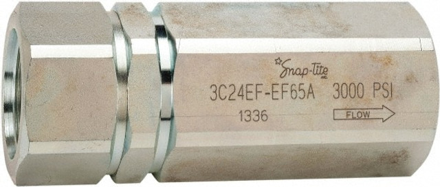 Parker 3C32EF-EF25 Hydraulic Control Check Valve: 2-1/2-12 Inlet, 175 GPM, 3,000 Max psi