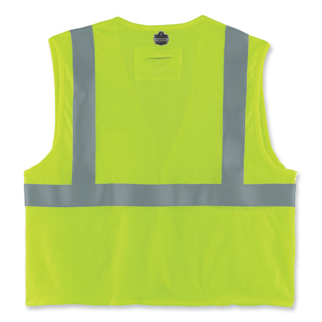 TENACIOUS HOLDINGS, INC. ergodyne® 21867 GloWear 8263FRHL Class 2 FR Safety Economy Hook and Loop Vest, Modacrylic Mesh/Cotton, 2X-Large/3X-Large, Lime