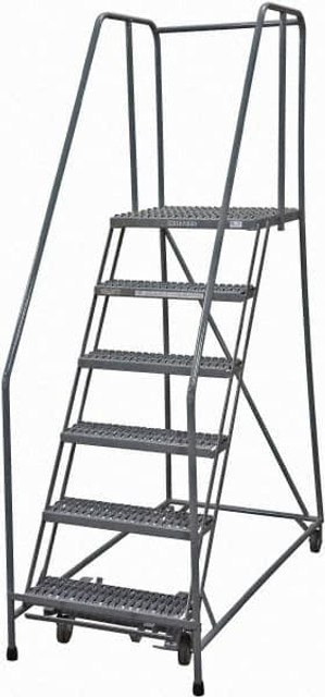 Cotterman D0460093-14 Steel Rolling Ladder: 6 Step