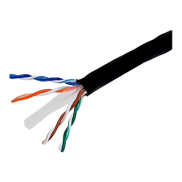 MONOPRICE, INC. 8102 Monoprice - Bulk cable - 1000 ft - UTP - CAT 6 - riser, solid - black