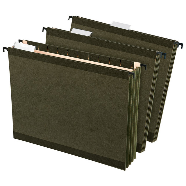 OFFICE DEPOT 768830OD Brand Hanging Pockets With Full-Height Gussets, Letter Size (8-1/2in x 11in), 3 1/2in Expansion, Green, Pack Of 4 OFFICE DEPOT 768830OD Brand Hanging Pockets With Full-Height Gussets, Letter Size (8-1/2in x 11in), 3 1/2in Expansion, Green, Pack Of 4