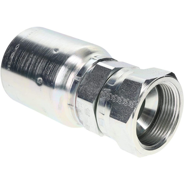 Parker BD-1067720-20-1 Hydraulic Hose Straight Female JIC 37 ° Swivel Fitting: 1.25" ID, 20 mm, 1-5/8-12