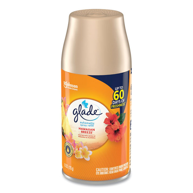 SC JOHNSON Glade® 337689EA Automatic Air Freshener, Hawaiian Breeze, 6.2 oz