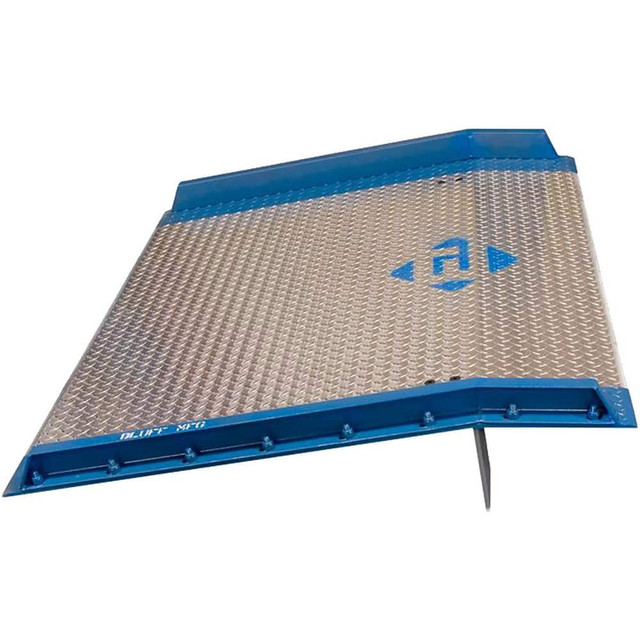 Bluff Manufacturing BC6048 Dock Plates & Boards; Load Capacity: 15000 ; Material: Aluminum ; Overall Length: 48.00 ; Overall Width: 60 ; Side Rail Height: 3in ; Tread Plate Thickness: 0.50in