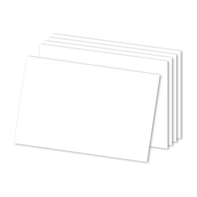 OFFICE DEPOT OD10002 Brand Blank Index Cards, 4in x 6in, White, Pack Of 300 OFFICE DEPOT OD10002 Brand Blank Index Cards, 4in x 6in, White, Pack Of 300