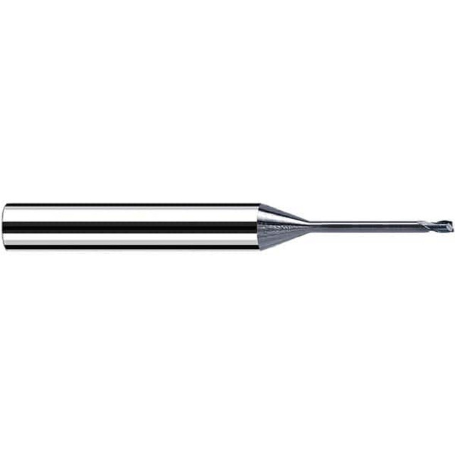 Fraisa X6508160 Square End Mill: 2.50 mm Dia, 2.50 mm LOC, 2 Flute, Solid Carbide