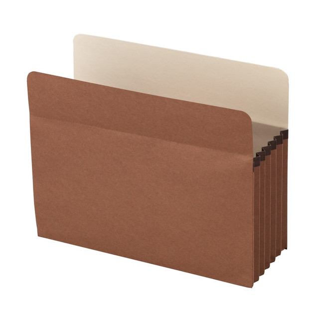Give important documents a place to live in this Office Depot standard file pocket. It can fit up to 1,200 sheets, making it ideal for busy offices or personal paperwork.  22-pt front and back covers help protect your papers and files.  Gusseted sides for added durability.  Full-length tab on the back cover.  Front flap folds down for easy access.  Letter size (8 1/2in x 11in) with a 5 1/4in expansion designed to fit 1,200 sheets.  Includes a brown standard file pocket.
