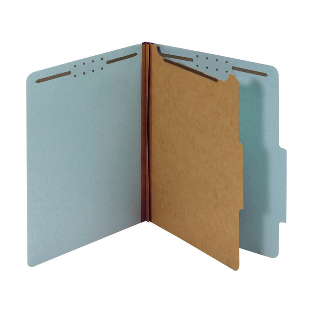 OFFICE DEPOT 803726OD Brand Classification Folders, 1 3/4in Expansion, Letter Size, 1 Divider, 77% Recycled, Blue, Pack Of 5 Folders OFFICE DEPOT 803726OD Brand Classification Folders, 1 3/4in Expansion, Letter Size, 1 Divider, 77% Recycled, Blue, Pack Of 5 Folders