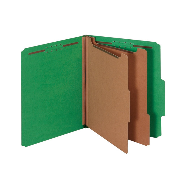 OFFICE DEPOT 463786OD Brand Classification Folders, 2 1/2in Expansion, Letter Size, 2 Dividers, 83% Recycled, Light Green, Pack Of 5 Folders OFFICE DEPOT 463786OD Brand Classification Folders, 2 1/2in Expansion, Letter Size, 2 Dividers, 83% Recycled, Light Green, Pack Of 5 Folders