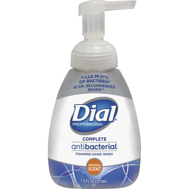 DIAL CORP Dial 2936  Complete Antibacterial Foam Hand Wash Soap, Original Scent, 7.5 Oz Pump Bottle