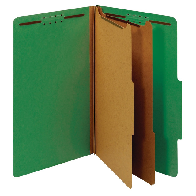 OFFICE DEPOT 463745OD Brand Classification Folders, 2 1/2in Expansion, Legal Size, 2 Dividers, 100% Recycled, Light Green, Pack Of 5 Folders OFFICE DEPOT 463745OD Brand Classification Folders, 2 1/2in Expansion, Legal Size, 2 Dividers, 100% Recycled, Light Green, Pack Of 5 Folders