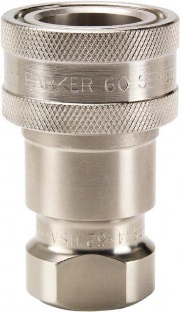 Parker SSH8-62 Hydraulic Hose Female Pipe Rigid Coupler Fitting: 1", 1,000 psi