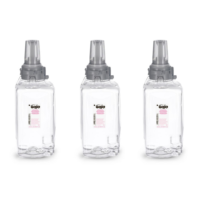 GOJO INDUSTRIES INC 881103CT GOJO ADX-12 Clear & Mild Foam Hand Wash Soap, Unscented, 42 Oz, Case Of 3 Refills