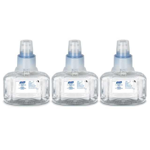 GOJO INDUSTRIES INC 130503CT Purell LTX-7 Advanced Foaming Hand Sanitizer Refills, 23.67 Oz, Case Of 3