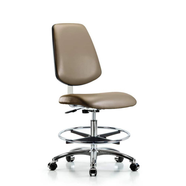 Blue Ridge Ergonomics MSC40369 Task Chair: Vinyl, Taupe