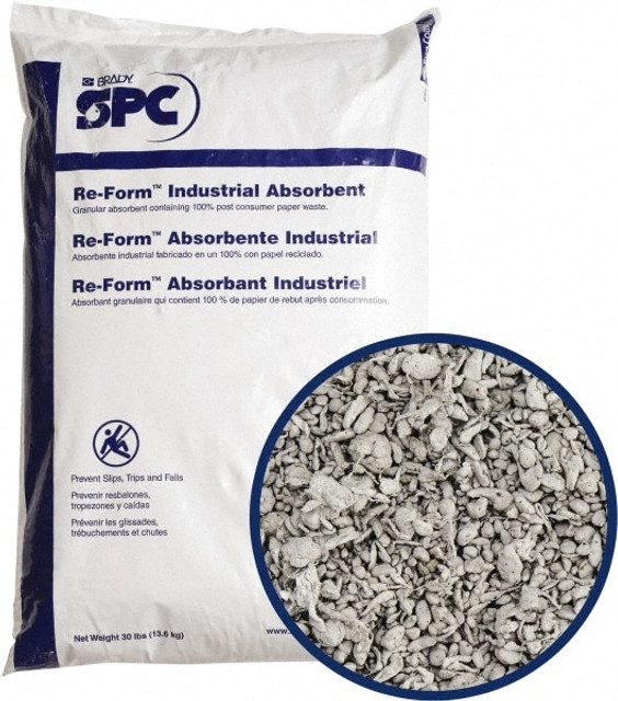 Brady SPC Sorbents RFGRANULAR Sorbent: 30 lb Bag, Application Universal