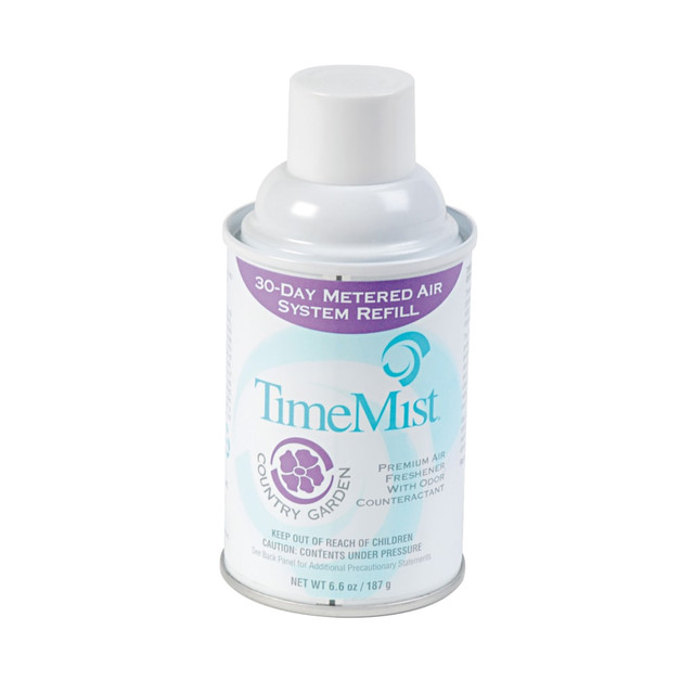 WATERBURY COMPANIES,INC. 1042786CT TimeMist Premium Metered Air Freshener Refill, 6.6 Oz, Country Garden, Carton of 12 Units WATERBURY COMPANIES,INC. 1042786CT TimeMist Premium Metered Air Freshener Refill, 6.6 Oz, Country Garden, Carton of 12 Units