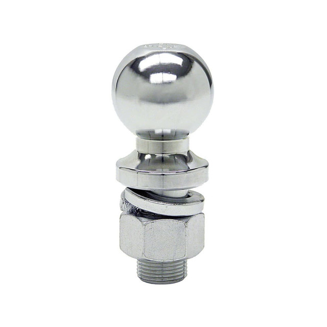 Buyers Products 1802010 Hitch Balls; Ball Diameter: 2in ; Shank Diameter: 0.75in ; Shank Length: 2.125in (Inch); Maximum Capacity: 3500lb (Pounds); Finish/Coating: Chrome ; Class: II