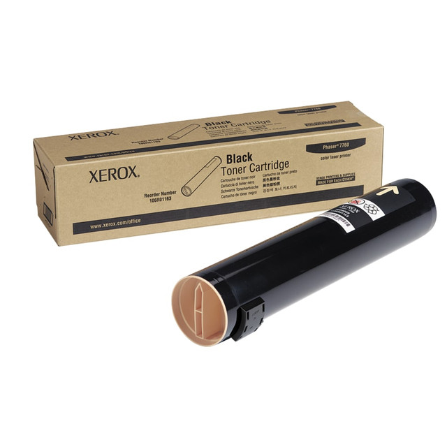 XEROX CORPORATION Xerox 106R01163  7760 Black Extra-High Yield Toner Cartridge, 106R01163