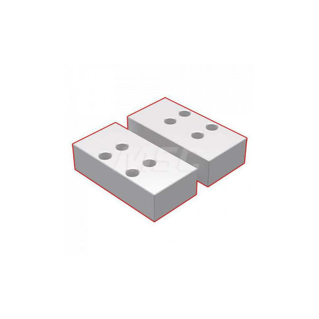 5th Axis VAJ52X Vise Jaw Sets; Jaw Width (mm): 125.73 mm; Jaw Width (Inch): 125.73 mm; Set Type: Standard; Material: Aluminum; Vise Compatibility: V510X Self-Centering Vises; V562X Self-Centering Vises; Jaw Height (mm): 62.3 mm; Jaw Height (Decimal I