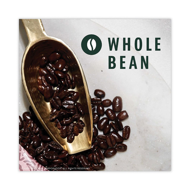 STARBUCKS COFFEE COMPANY 11017854 Whole Bean Coffee, Pike Place Roast, 1 lb Bag