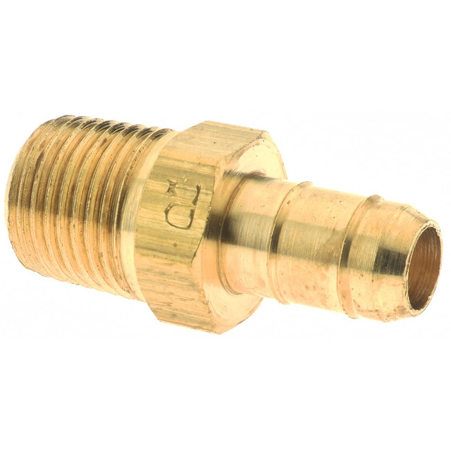 Parker 28-6-2 Barbed Tube Male Connector: Multiple Barbs, 1/8-27