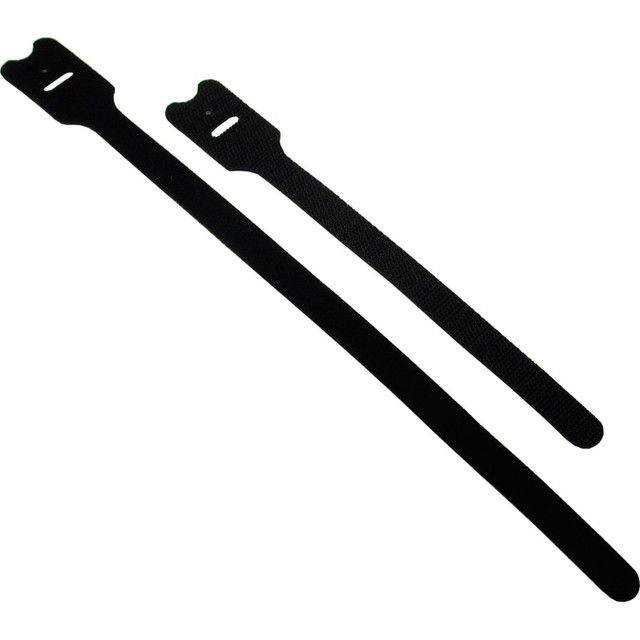 LASTAR INC. 29850 C2G 8in Screw-mountable Hook-and-Loop Cable Ties - 10pk - Cable Tie - Black - Nylon - 10 Pack LASTAR INC. 29850 C2G 8in Screw-mountable Hook-and-Loop Cable Ties - 10pk - Cable Tie - Black - Nylon - 10 Pack