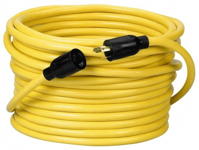 Southwire 9029SW8802 100', 12/3 Gauge/Conductors, Yellow Wet & Dry Location, Indoor & Outdoor Extension Cord