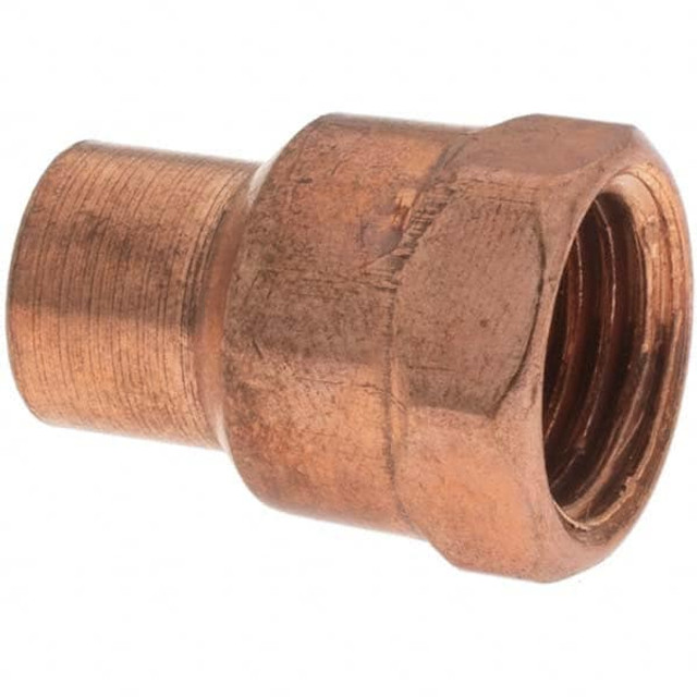 Mueller Industries BDNA-15641 Wrot Copper Pipe Adapter: 1/4" x 1/4" Fitting, C x F