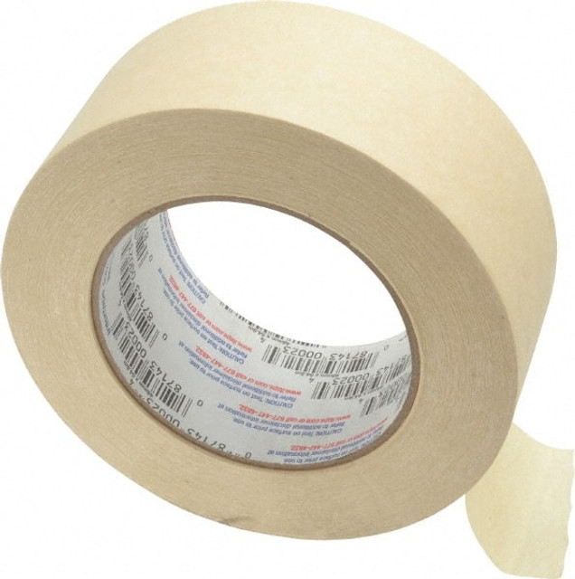Intertape PG505.123 Masking Tape: 2" Wide, 60 yd Long, 5.8 mil Thick, Tan