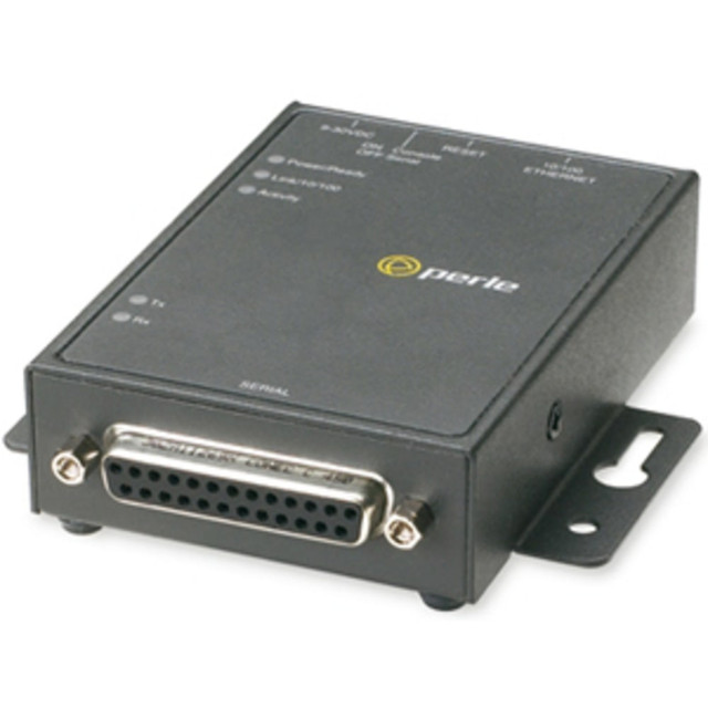 PERLE SYSTEMS Perle 04030134  IOLAN DS1 Device Server - 16 MB - 1 x Network (RJ-45) - 1 x Serial Port - Fast Ethernet - Wall Mountable, Rail-mountable, Panel-mountable