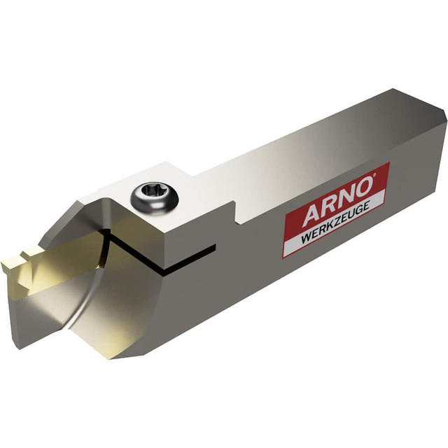 Arno 111452 Indexable Cut-Off Toolholders; Hand of Holder: Left Hand ; Maximum Depth of Cut (Decimal Inch): 0.3940 ; Maximum Workpiece Diameter (Decimal Inch): 0.7870 ; Toolholder Style: ARNO Fast Change ; Multi-use Tool: No ; Compatible Insert Size 