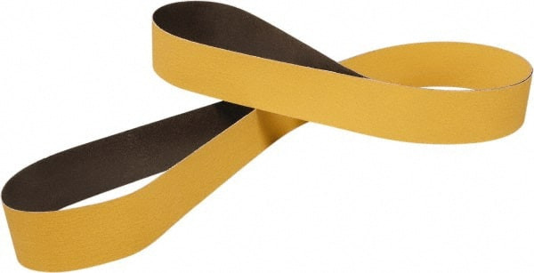 3M Abrasive Belt: 2" Wide, 72" Long, 60 Grit, Ceramic 7100163073