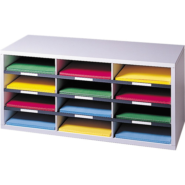 FELLOWES INC. 25004 Fellowes 12-Compartment Desktop Organizer, 12 15/16in x 11 7/8in, Dove Gray FELLOWES INC. 25004 Fellowes 12-Compartment Desktop Organizer, 12 15/16in x 11 7/8in, Dove Gray