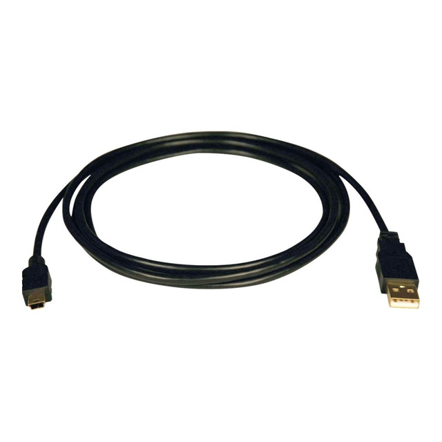 TRIPP LITE U030-006 Eaton Tripp Lite Series USB 2.0 A to Mini-B Cable (A to 5Pin Mini-B M/M), 6 ft. (1.83 m) - USB cable - USB (M) to mini-USB Type B (M) - USB 2.0 - 6 ft - molded - black