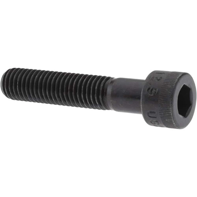 MSC .10C50KCS Socket Cap Screw: M10 x 1.5, 50 mm Length Under Head, Socket Cap Head, Hex Socket Drive, Alloy Steel, Black Oxide Finish