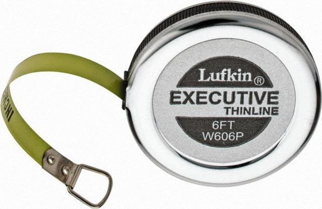 Lufkin W606P 1/16 Inch Graduation, 6 Ft Measurement, Steel Diameter Tape Measure