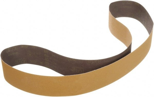 3M Abrasive Belt: 2" Wide, 132" Long, 24 Grit, Ceramic 7010362580