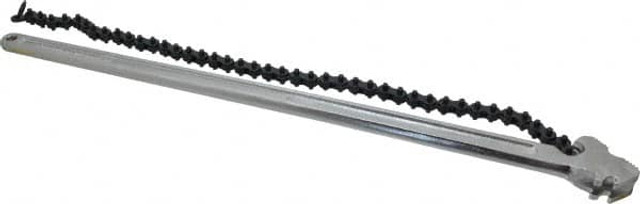 Crescent CW24 Chain & Strap Wrench: 6" Max Pipe, 23" Chain Length