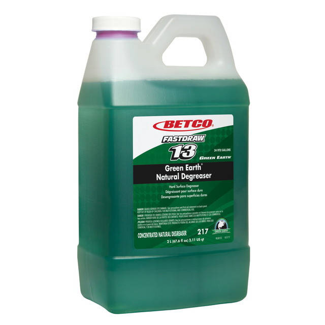 BETCO CORPORATION BSN26973WUOM Betco Green Earth Natural Degreaser, 2 Liter Bottle, Case Of 4