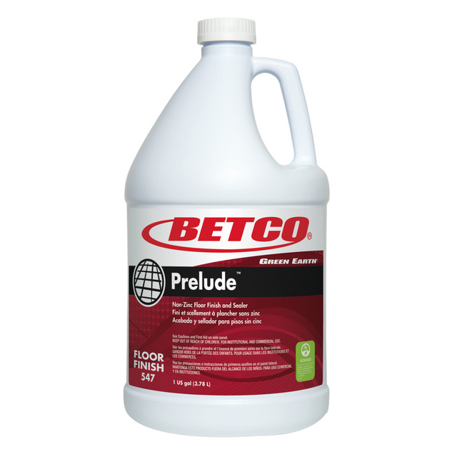 BETCO CORPORATION 5470400 Betco Green Earth Prelude Floor Sealer-Finish, 128 Oz Bottle, Case Of 4